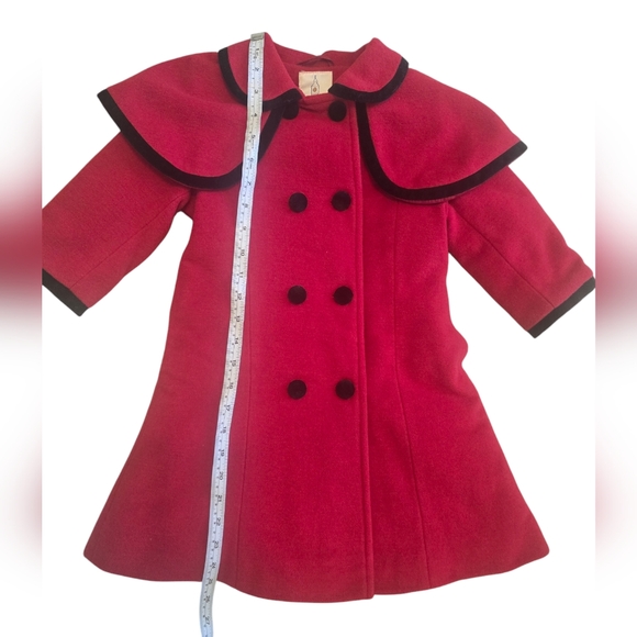 Londonfog Kids Red Coat 2T - Picture 3 of 8